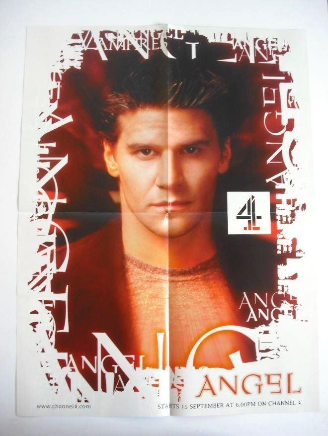 Angel TV advertisement poster - David Boreanaz cover