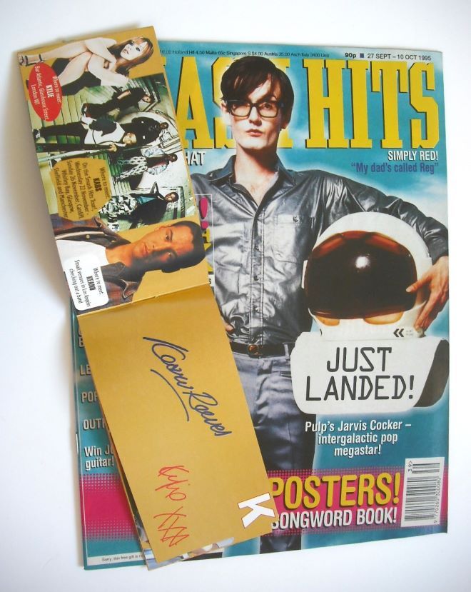 Smash Hits magazine - Jarvis Cocker cover (27 September - 10 October 1995)
