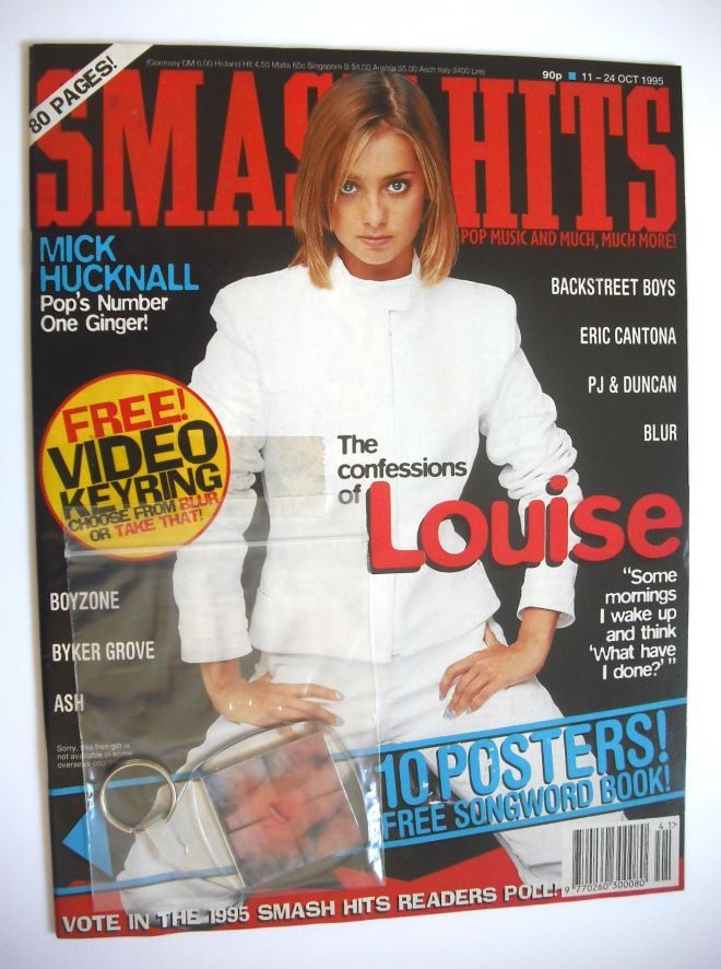 Smash Hits magazine - Louise Nurding cover (11-24 October 1995)