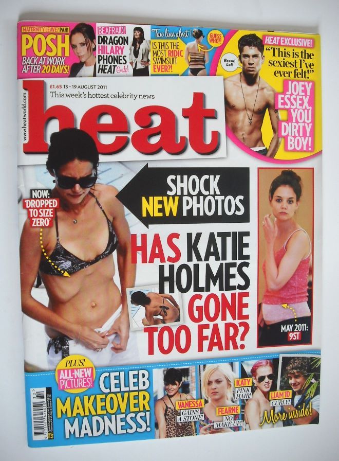 Heat magazine - Katie Holmes cover (13-19 August 2011)