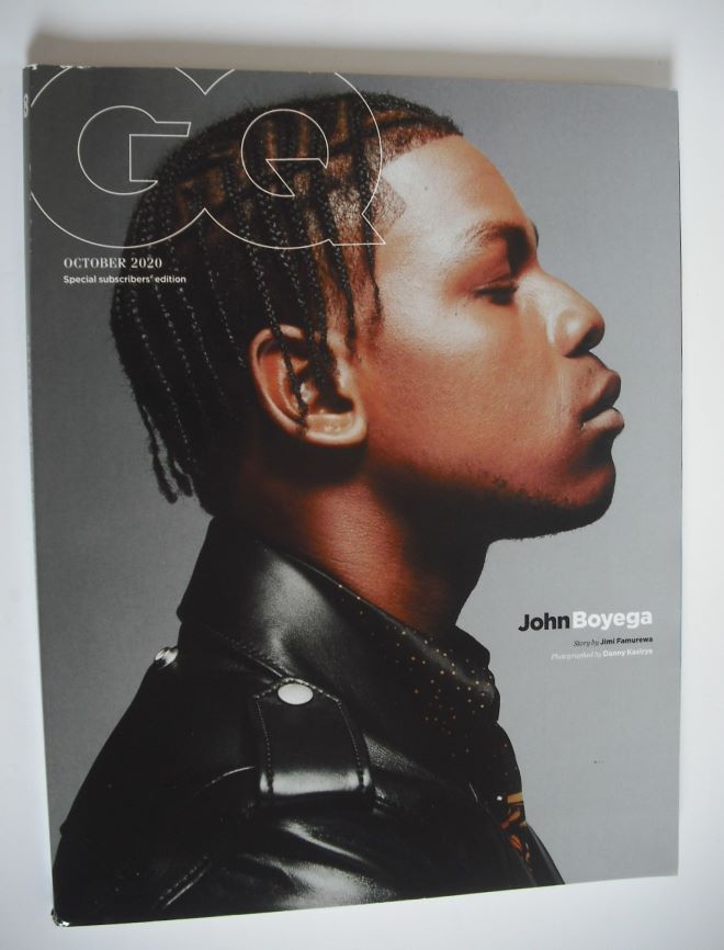 British GQ magazine - October 2020 - John Boyega cover (Special Subscribers' Edition)