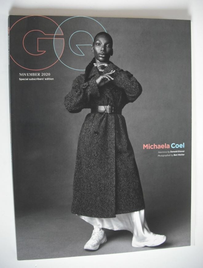 British GQ magazine - November 2020 - Michaela Coel cover (Special Subscribers' Edition)