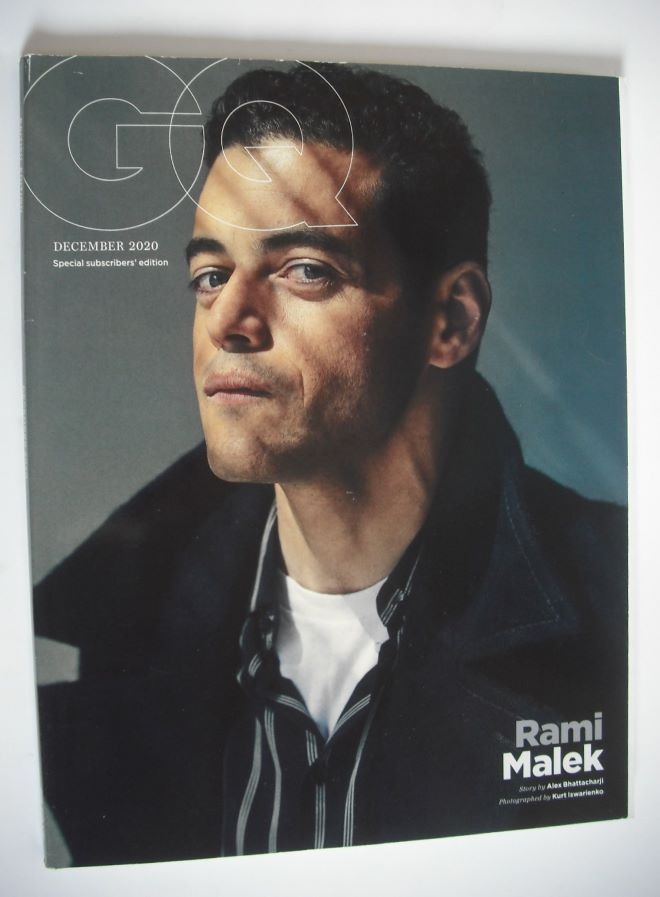 British GQ magazine - December 2020 - Rami Malek cover (Special Subscribers' Edition)