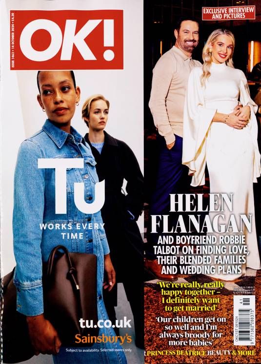 OK! magazine - Helen Flanagan & Robbie Talbot cover (14 October 2024 - Issue 1463)