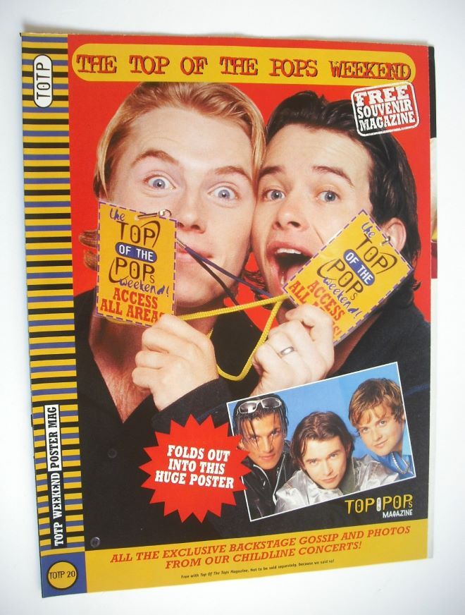Top Of The Pops magazine - Pop Event cover (October 1996)