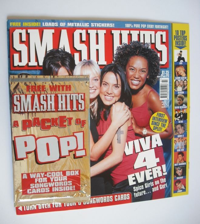 Smash Hits magazine - The Spice Girls cover (1 July 1998)