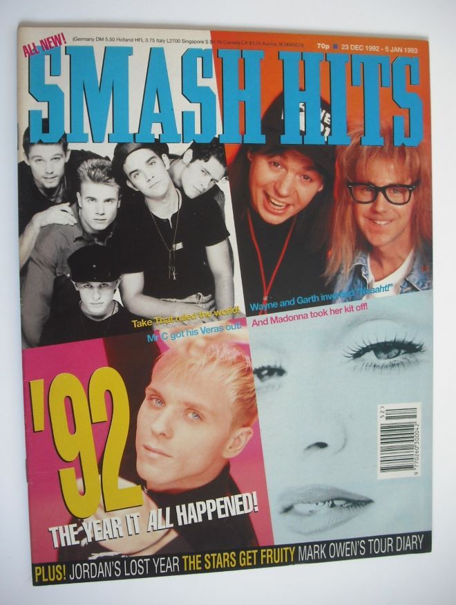 Smash Hits magazine - The Year It All Happened (23 December 1992 - 5 January 1993)