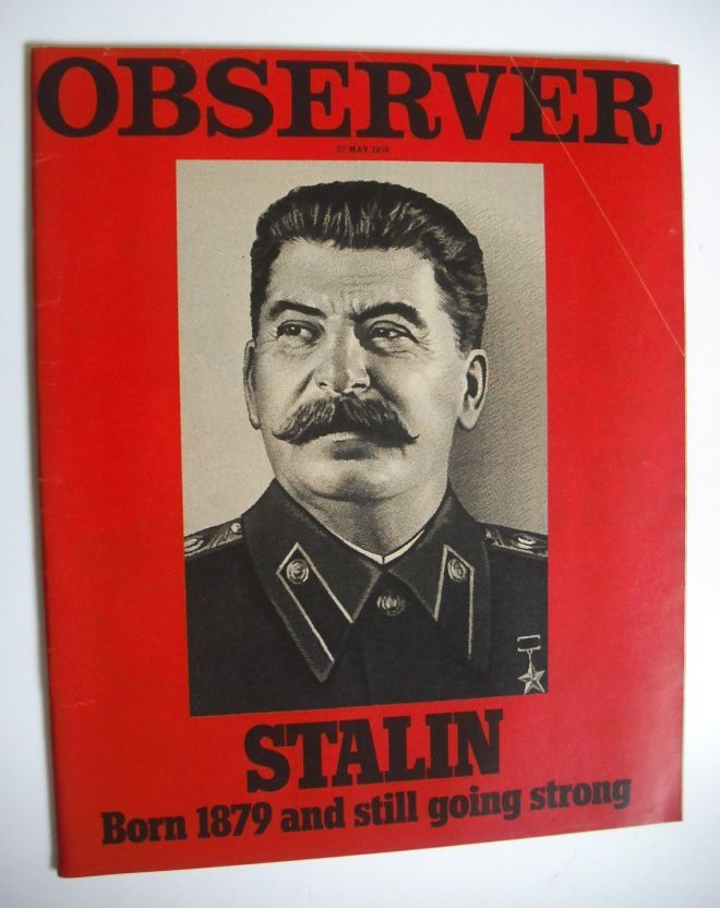 The Observer magazine - Stalin cover (27 May 1979)
