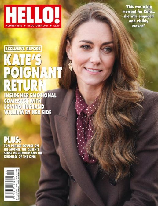 Hello! magazine - Kate Middleton cover (21 October 2024 - Issue 1862)