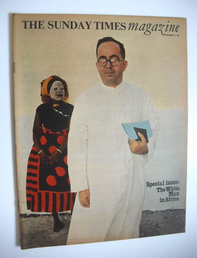 The Sunday Times magazine - The White Man In Africa cover (27 September 1964)