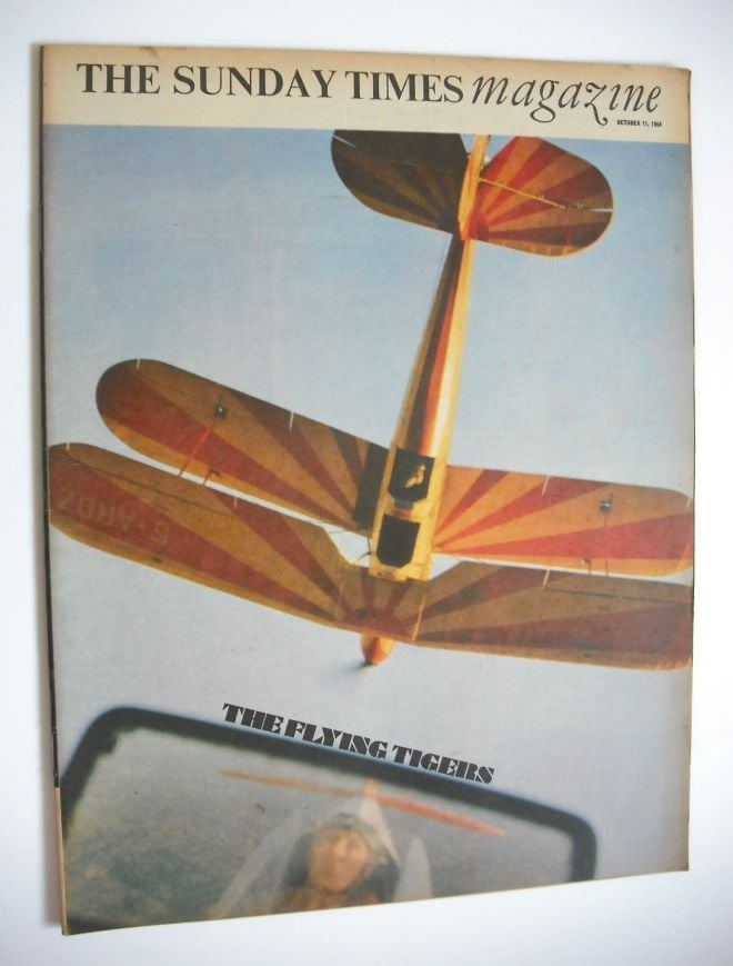 The Sunday Times magazine - The Flying Tigers cover (11 October 1964)