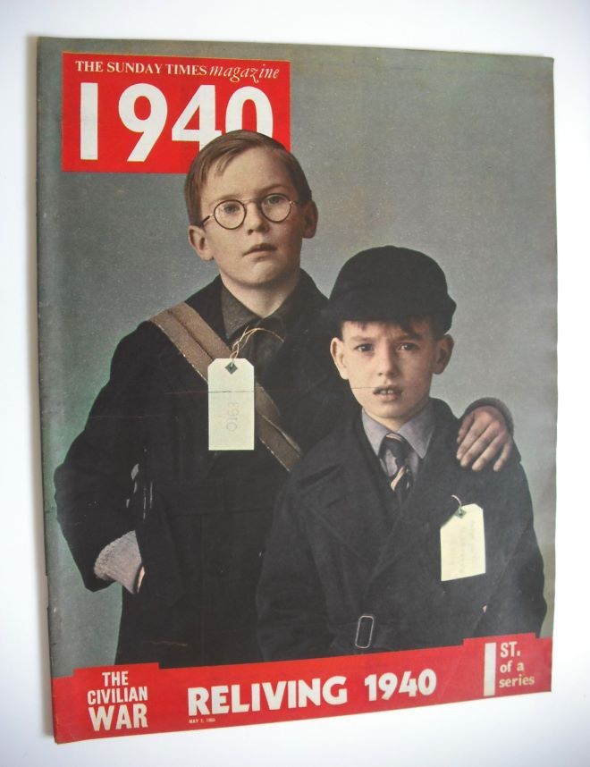 The Sunday Times magazine - Reliving 1940 cover (2 May 1965)
