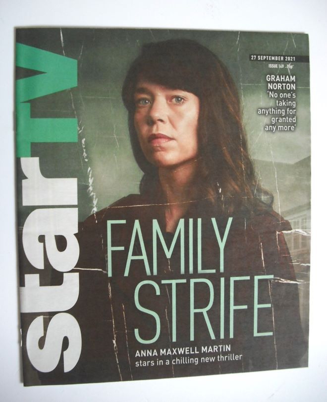 Star TV magazine - Anna Maxwell Martin cover (27 September 2021)