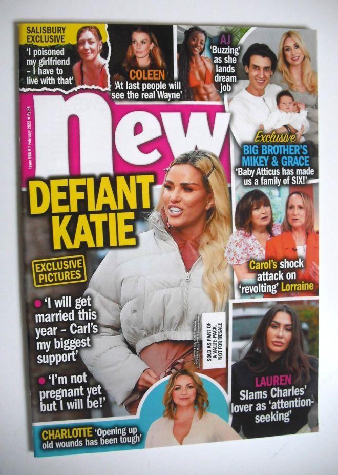 <!--2022-02-07-->New magazine - Katie Price cover (7 February 2022)