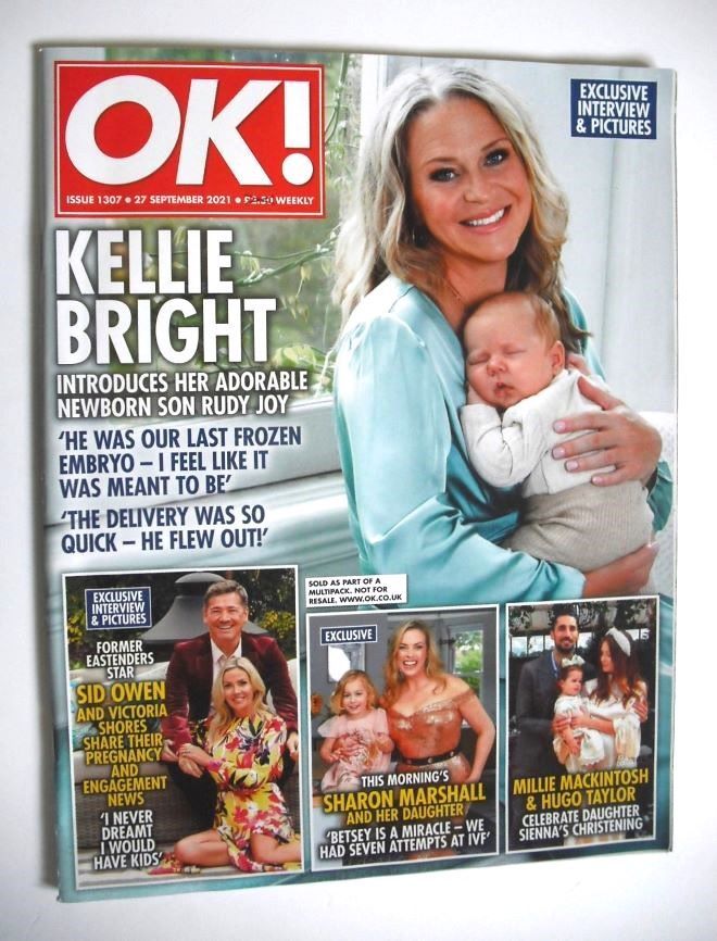 <!--2021-09-27-->OK! magazine - Kellie Bright cover (27 September 2021 - Is
