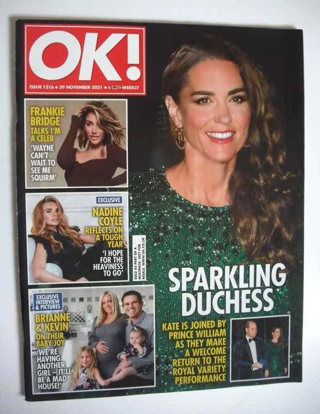 OK! magazine - Kate Middleton cover (29 November 2021 - Issue 1316)