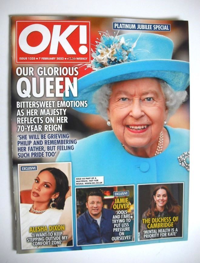 OK! magazine - Queen Elizabeth II cover (7 February 2022 - Issue 1325)