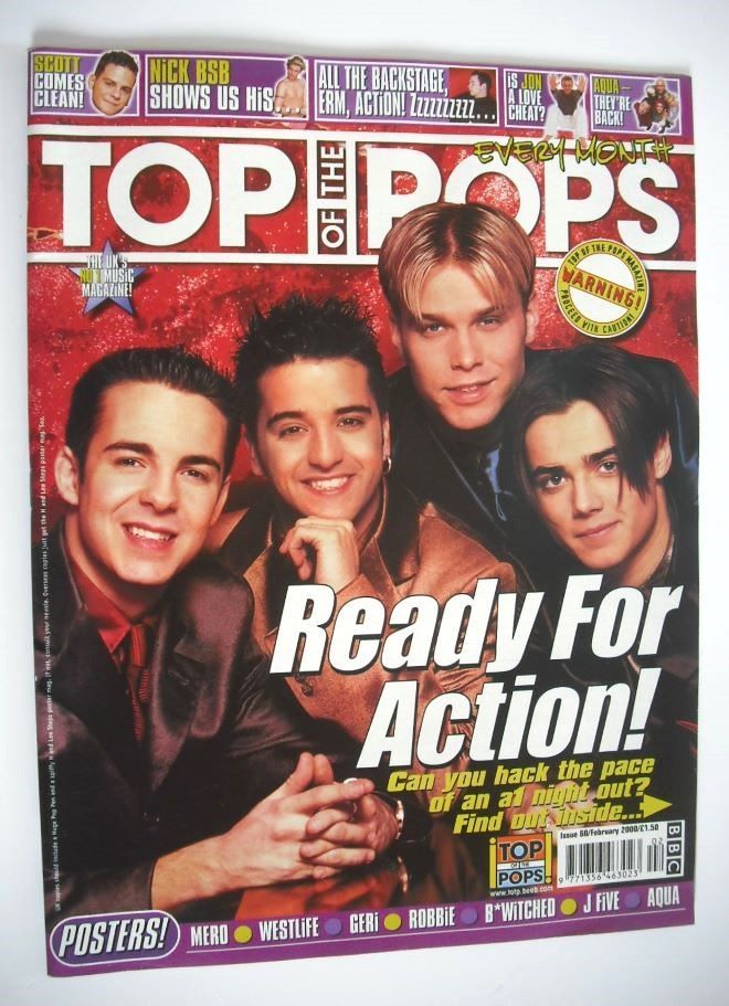Top Of The Pops magazine - A1 cover (February 2000)