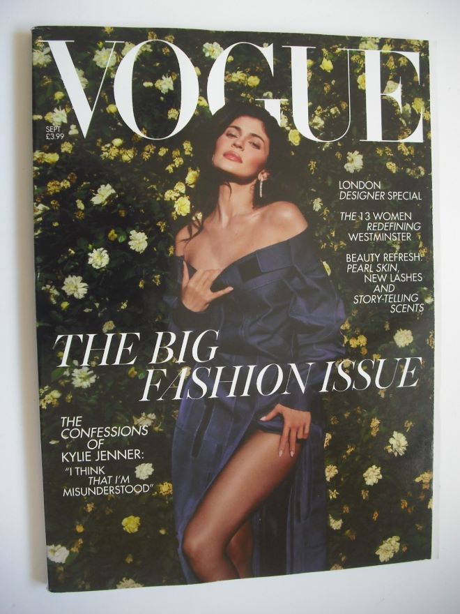 British Vogue magazine - September 2024 - Kylie Jenner cover