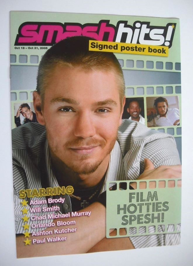 Smash Hits magazine - Rock 'n' Roll Confessions cover (18-31 October 2005)