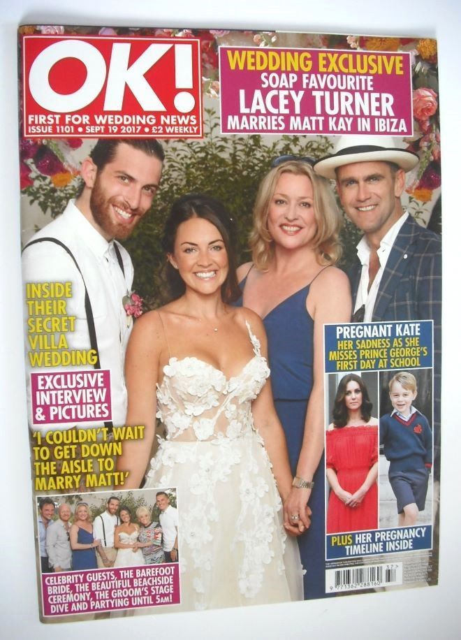<!--2017-09-19-->OK! magazine - Matt Kay and Lacey Turner wedding cover (19
