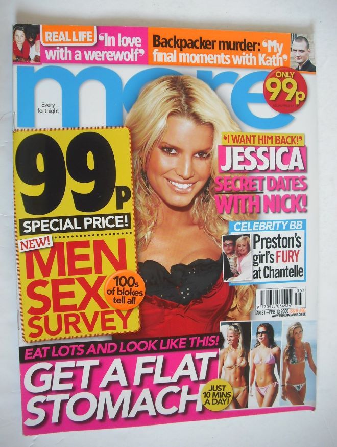 <!--2006-01-31-->More magazine - Jessica Simpson cover (31 January - 13 Feb