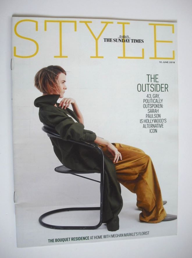 Style magazine - Sarah Paulson cover (10 June 2018)