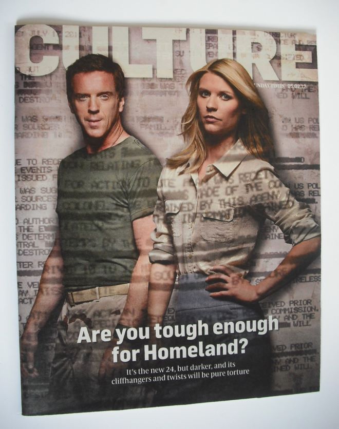 Culture magazine - Damian Lewis and Claire Danes cover (5 February 2012)