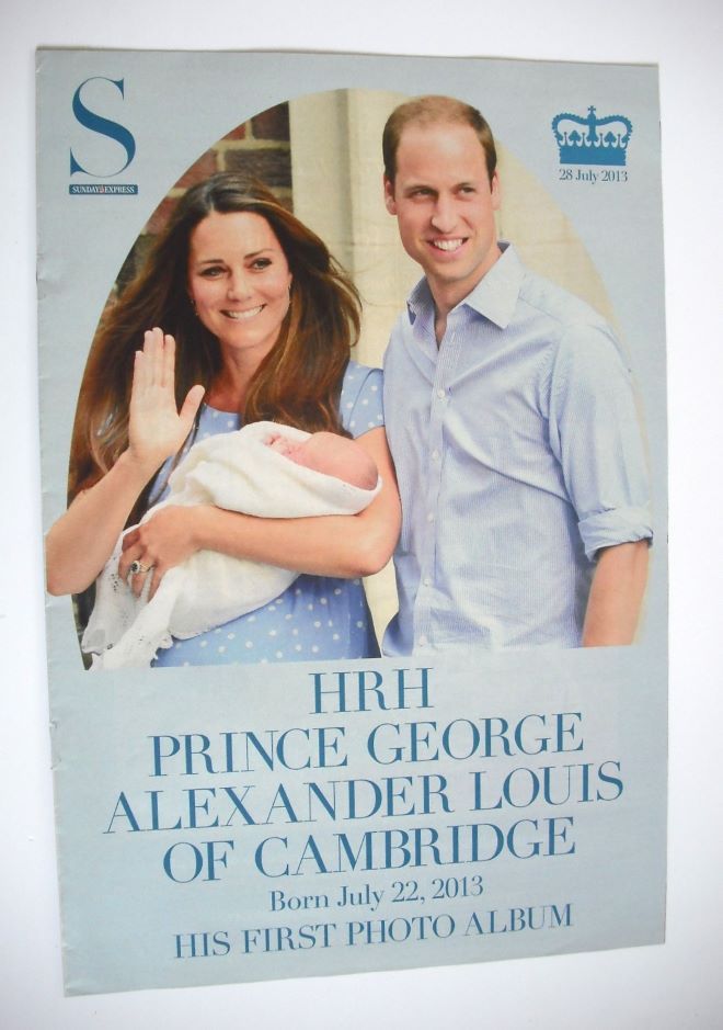 Sunday Express supplement - 28 July 2013 - HRH Prince George cover