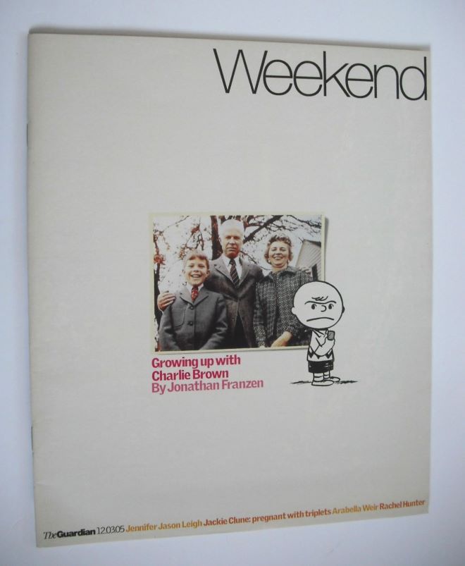 The Guardian Weekend magazine - 12 March 2005 - Charlie Brown cover