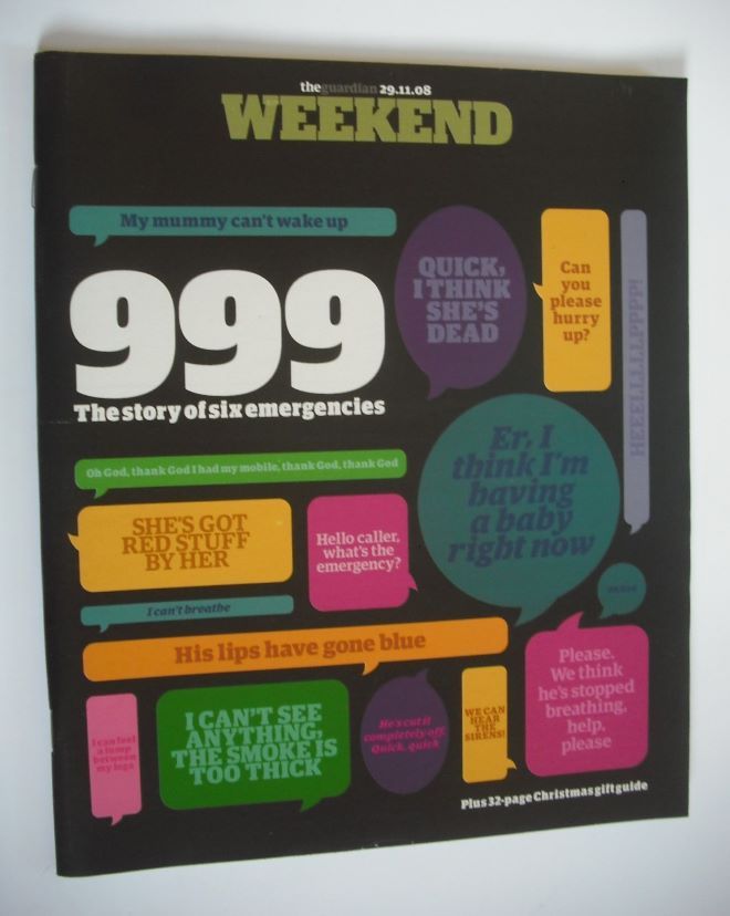 The Guardian Weekend magazine - 29 November 2008
