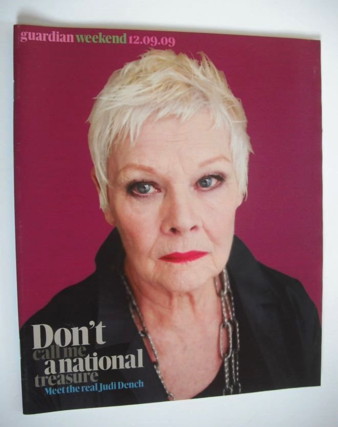 The Guardian Weekend magazine - 12 September 2009 - Judi Dench cover