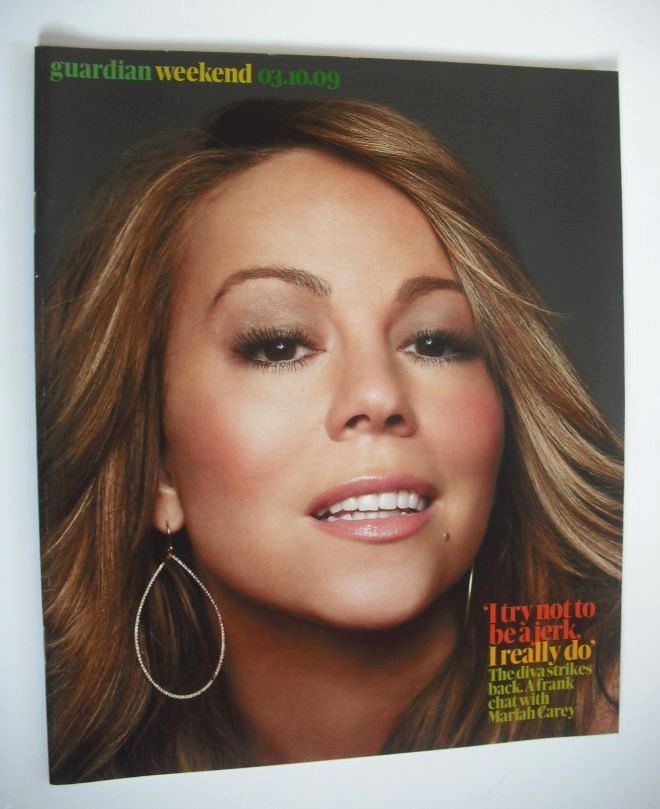 The Guardian Weekend magazine - 3 October 2009 - Mariah Carey cover