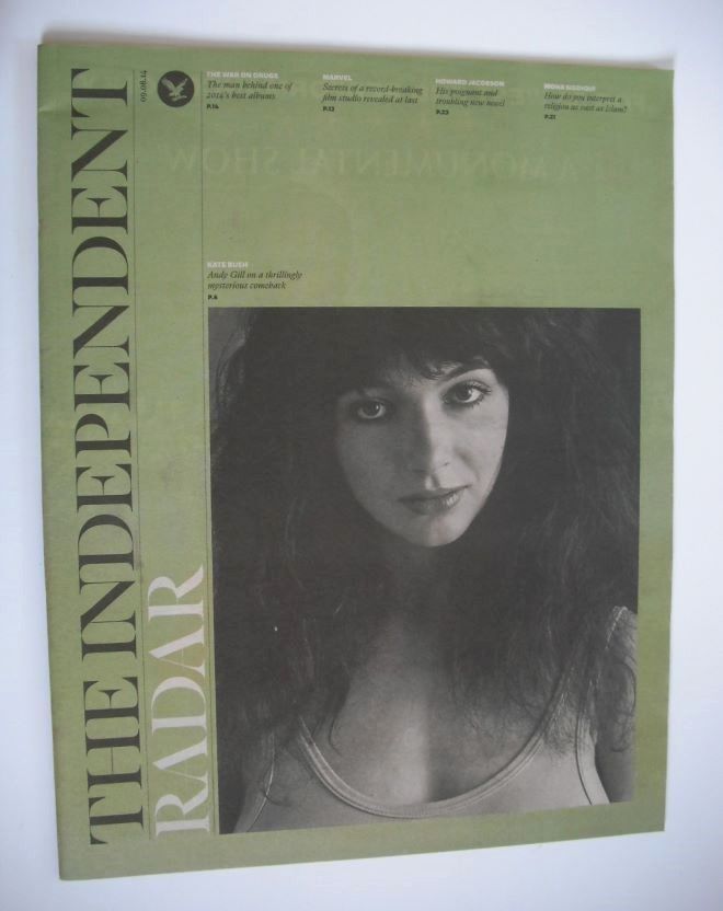 The Independent Radar magazine - Kate Bush cover (9 August 2014)