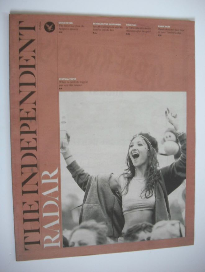 The Independent Radar magazine - Festival Fever cover (17 May 2014)