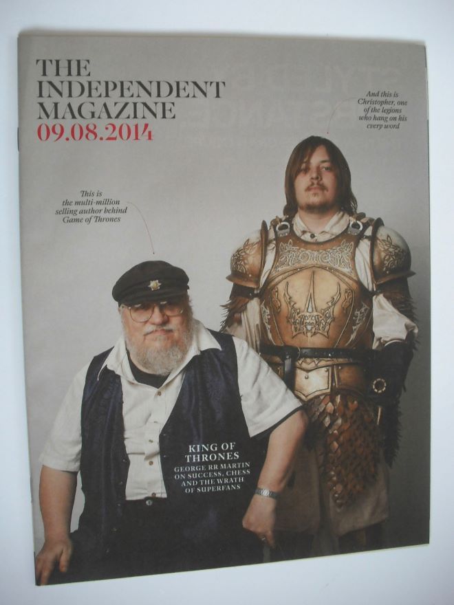 The Independent magazine - George RR Martin cover (9 August 2014)
