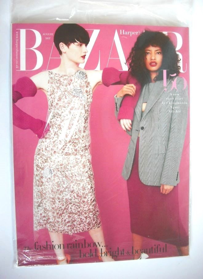 Harper's Bazaar magazine - August 2017 - The Fashion Rainbow cover