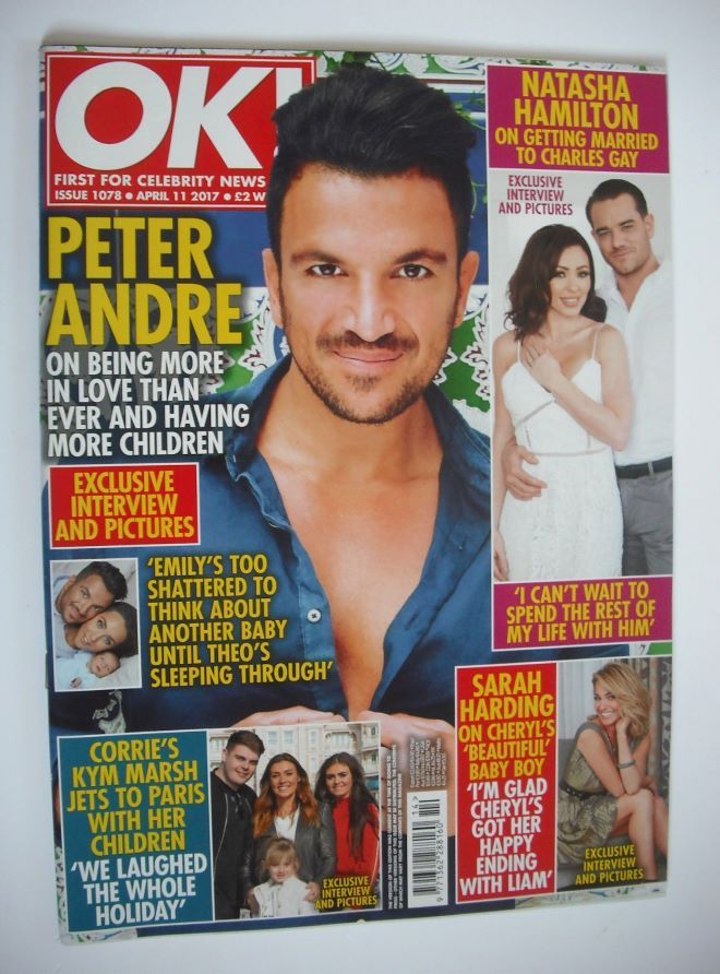 OK! magazine - Peter Andre cover (11 April 2017 - Issue 1078)