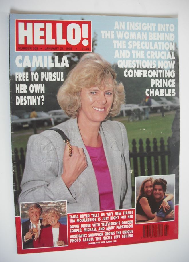 Hello! magazine - Camilla Parker Bowles cover (21 January 1995 - Issue 339)