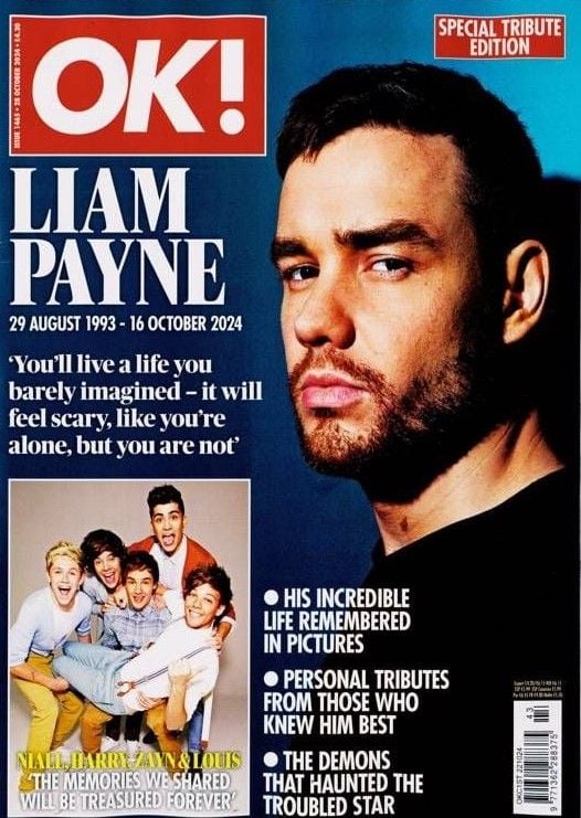 OK! magazine - Liam Payne cover (28 October 2024 - Issue 1465)