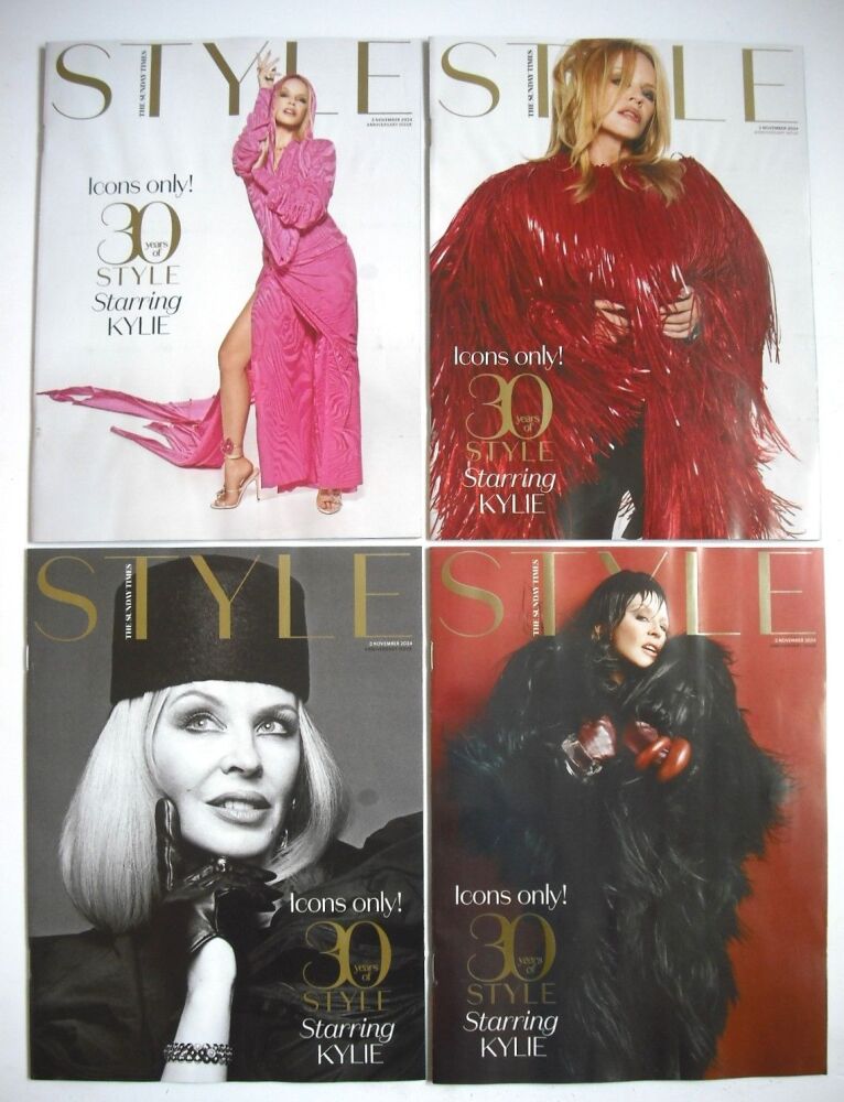 Style magazine - Kylie Minogue cover (set of 4) (3 November 2024)