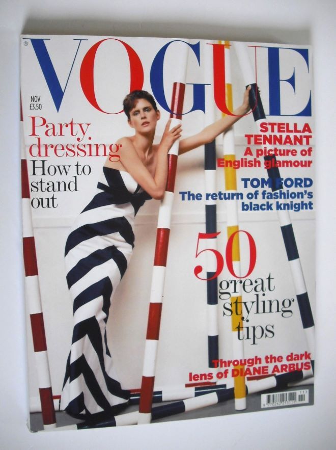 British Vogue magazine - November 2005 - Stella Tennant cover