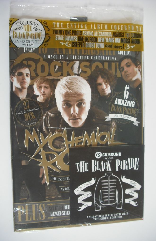 Rock Sound magazine - My Chemical Romance cover (October 2016)