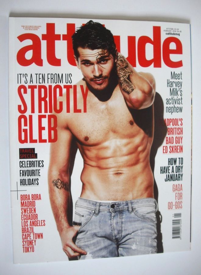 Attitude magazine - Gleb Savchenko cover (February 2016)