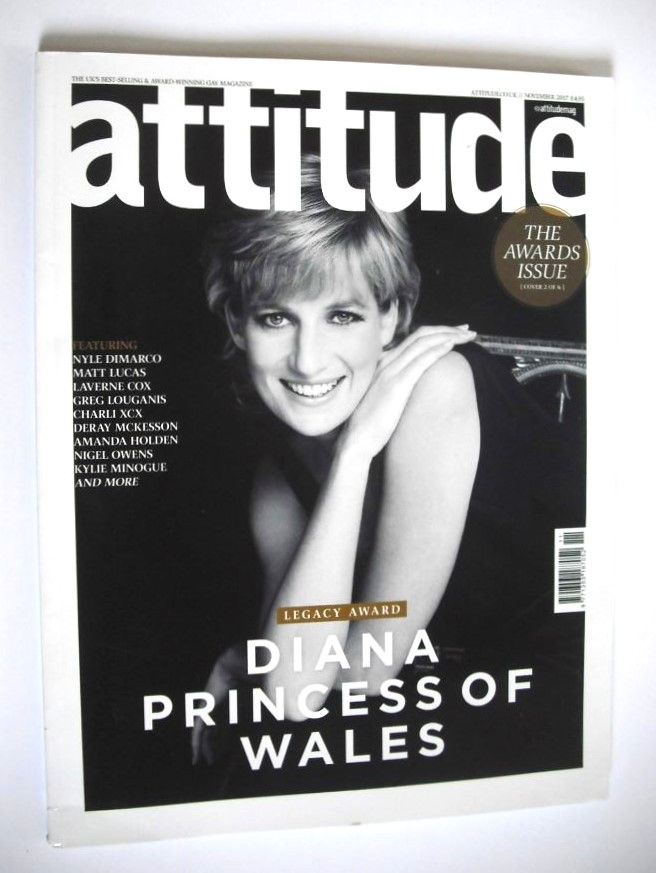 Attitude magazine - Princess Diana cover (November 2017)