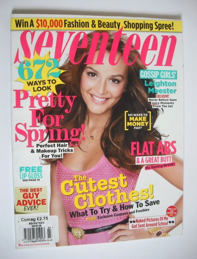 Seventeen magazine - March 2009 - Leighton Meester cover