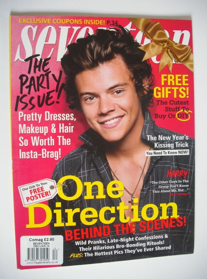 Seventeen magazine - December 2013/January 2014 - Harry Styles cover