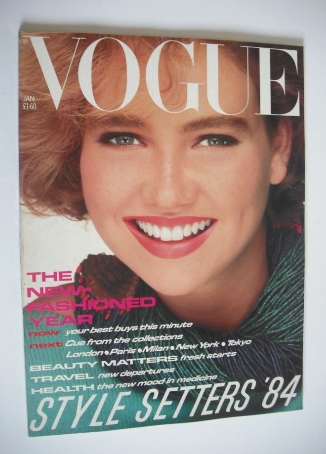 British Vogue magazine - January 1984 (Vintage Issue)