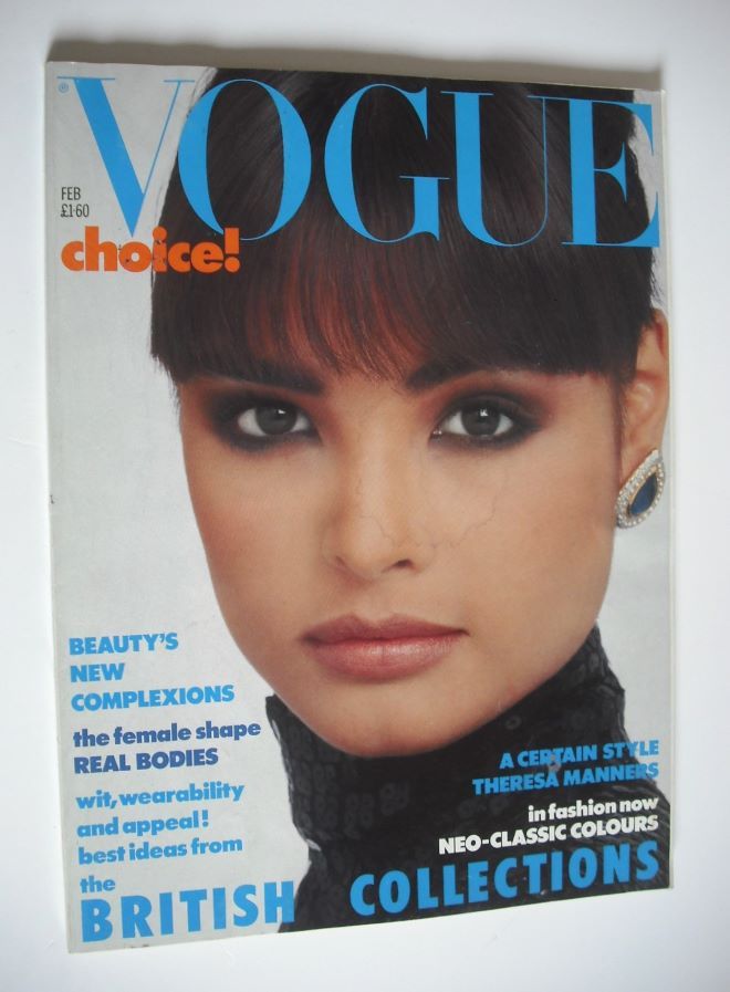 British Vogue magazine - February 1986