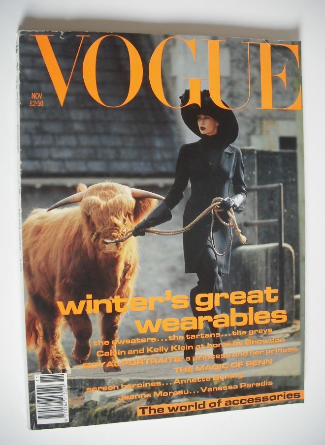British Vogue magazine - November 1991